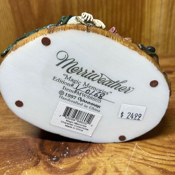 Merriweather Cat Figurines Magic Memories Gardening Angel 1997 - Picture 10 of 11